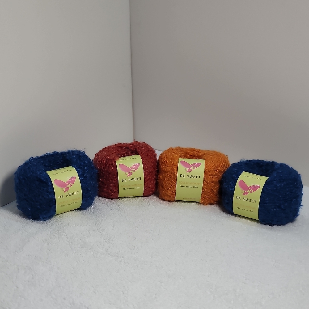 Be Sweet Boucle Mohair     4 Balls NWOT